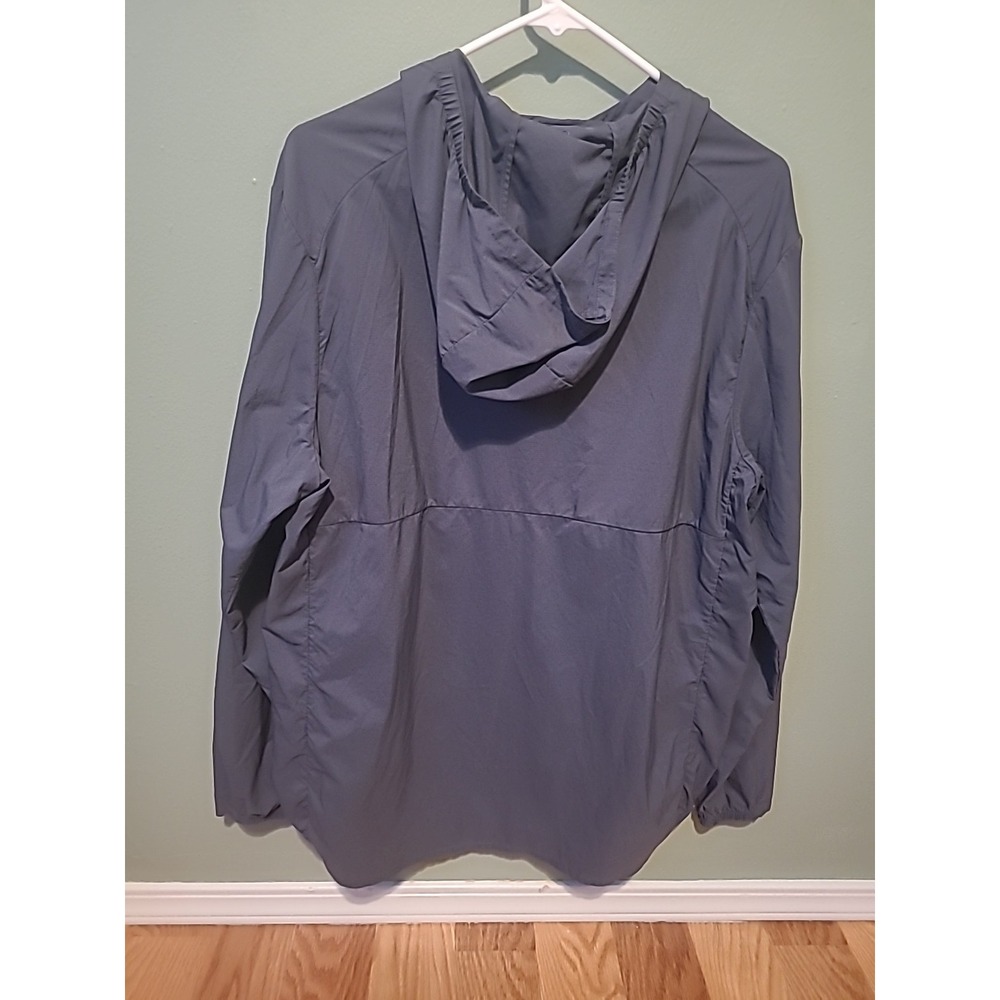 Flylow Lightweight Hooded Hiking Windbreaker Waterproof‎ Half Zip Men's Medium - Picture 6 of 8